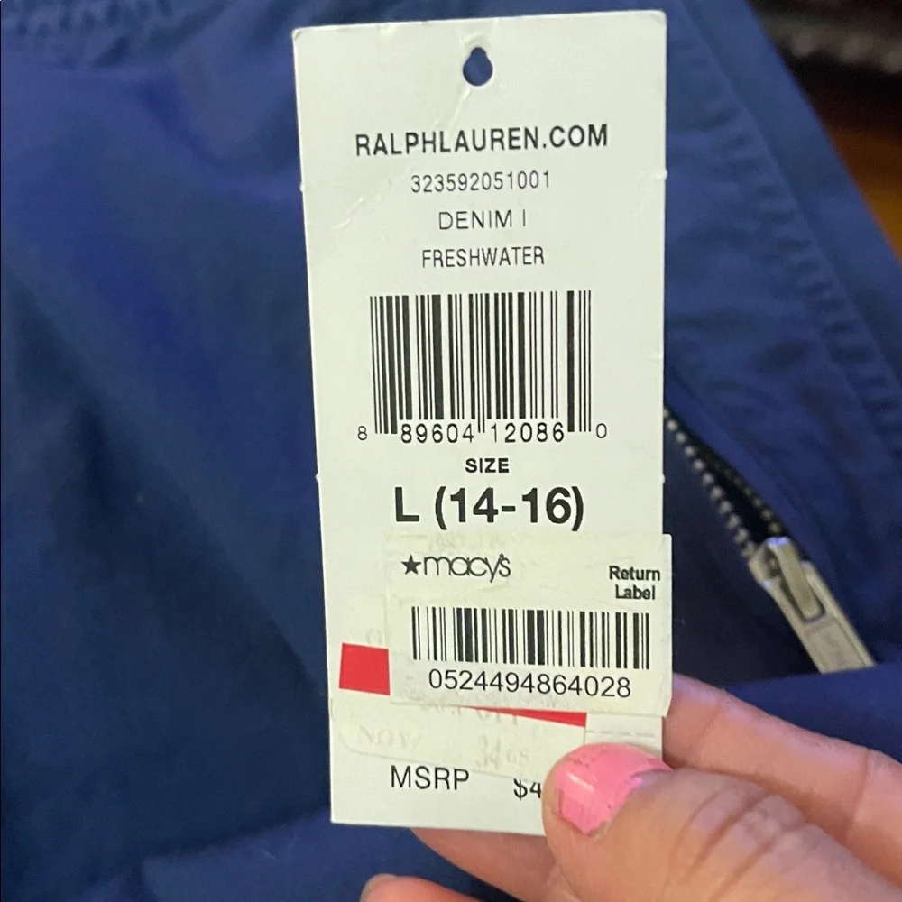 Ralph Lauren navy blue joggers nwot